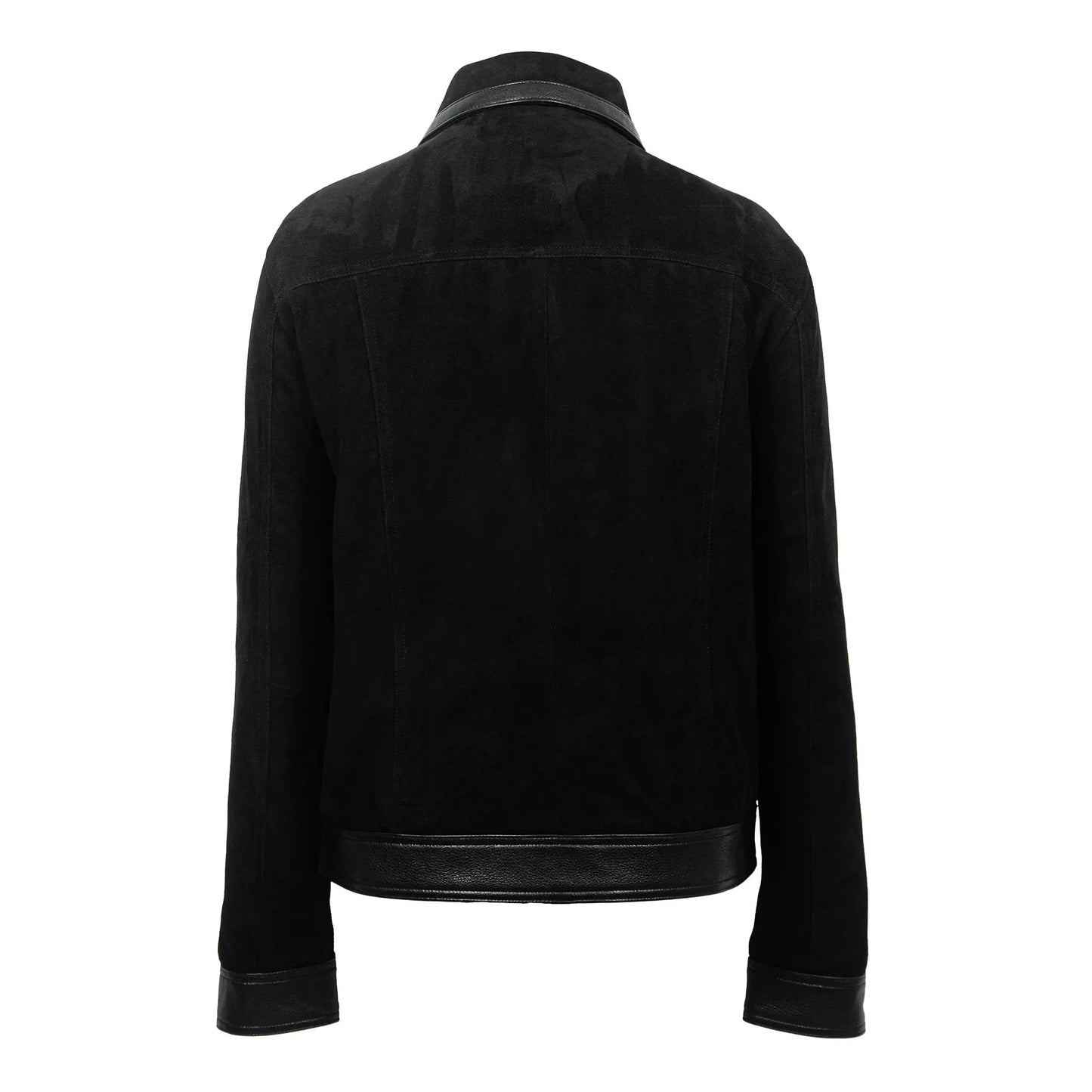 Shadowline Goat Suede Jacket – Matte Black Levante Hub