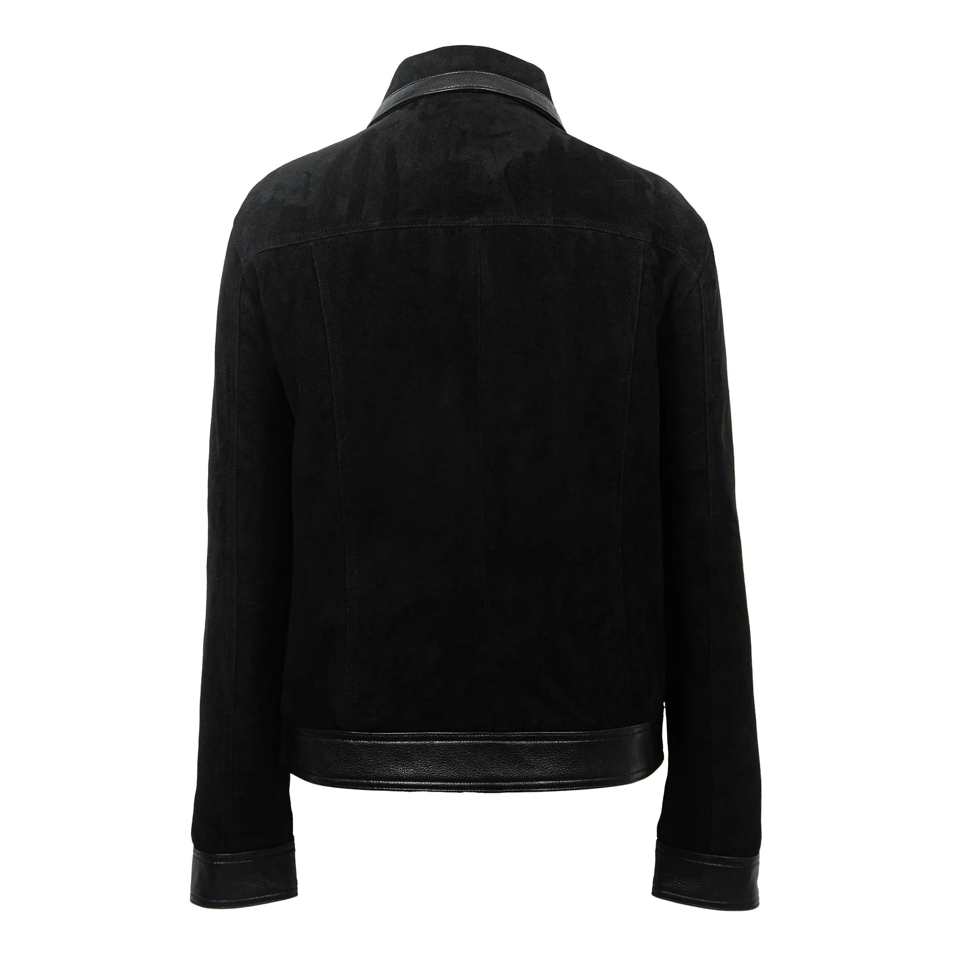 Shadowline Goat Suede Jacket – Matte Black Levante Hub