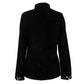 Women's Black Goat Suede Leather Shirt Levante Hub