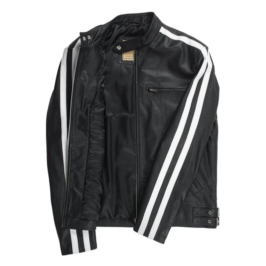 Streetline Racer Leather Jacket Levante Hub
