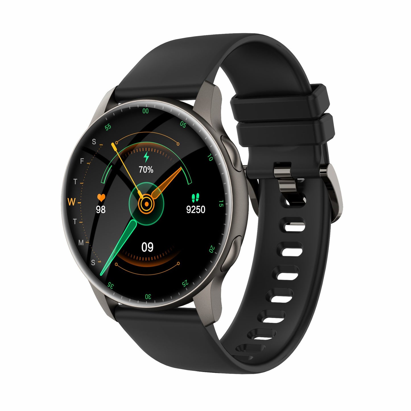 LA17 Smartwatch – AMOLED Round Screen Women’s Health Tracker