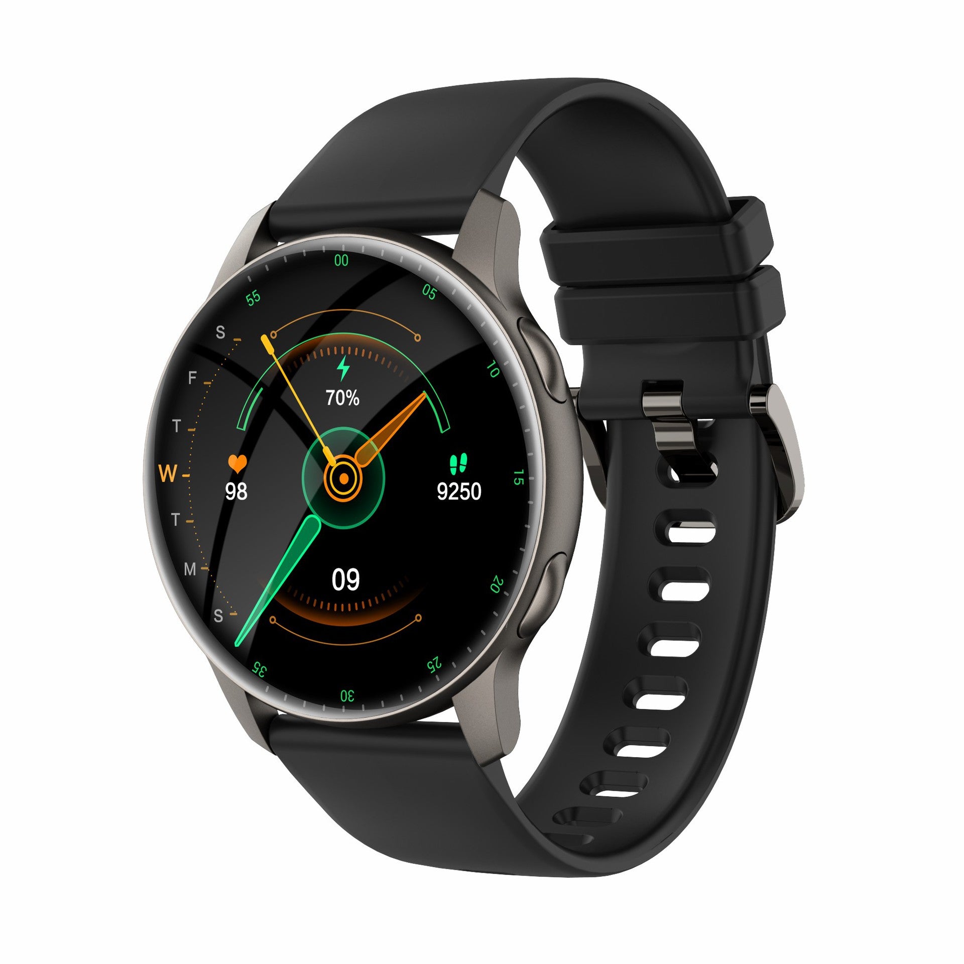 LA17 Smartwatch – AMOLED Round Screen Women’s Health Tracker