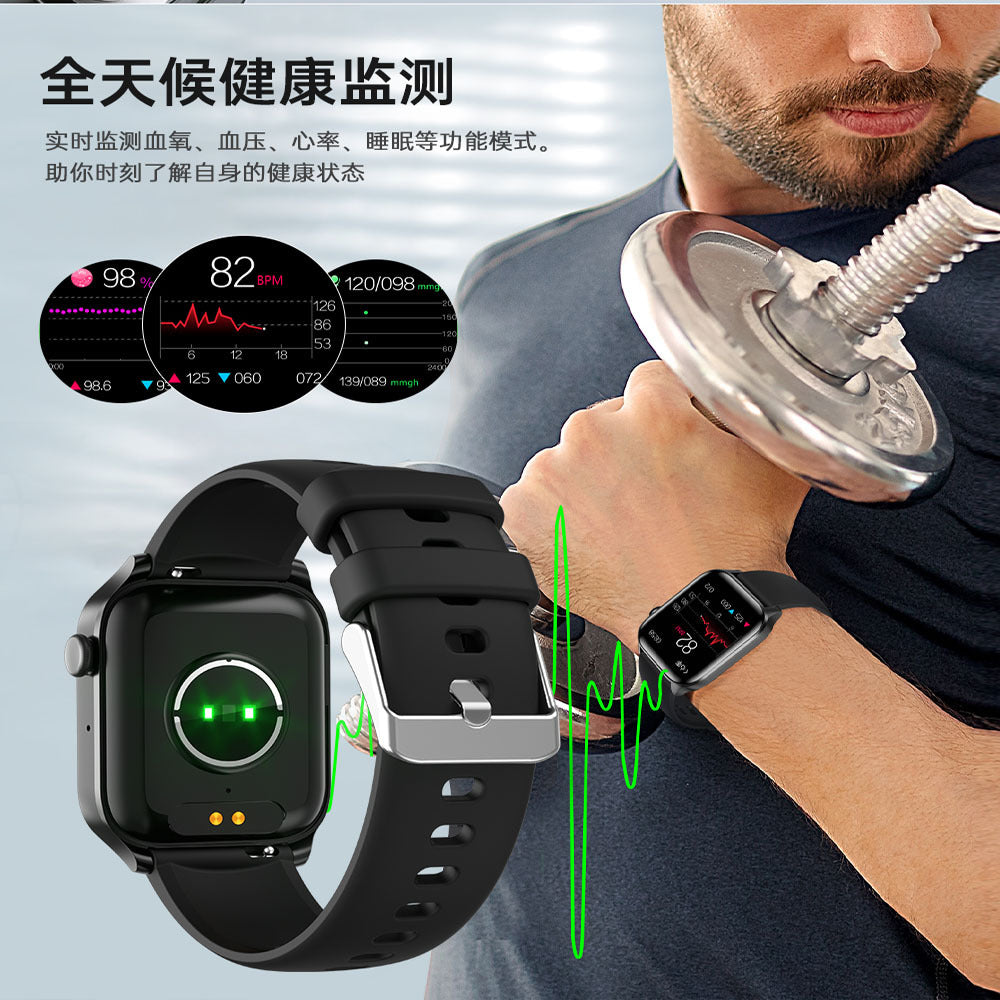 1.83'' Bluetooth Smartwatch – Health & Fitness Tracker