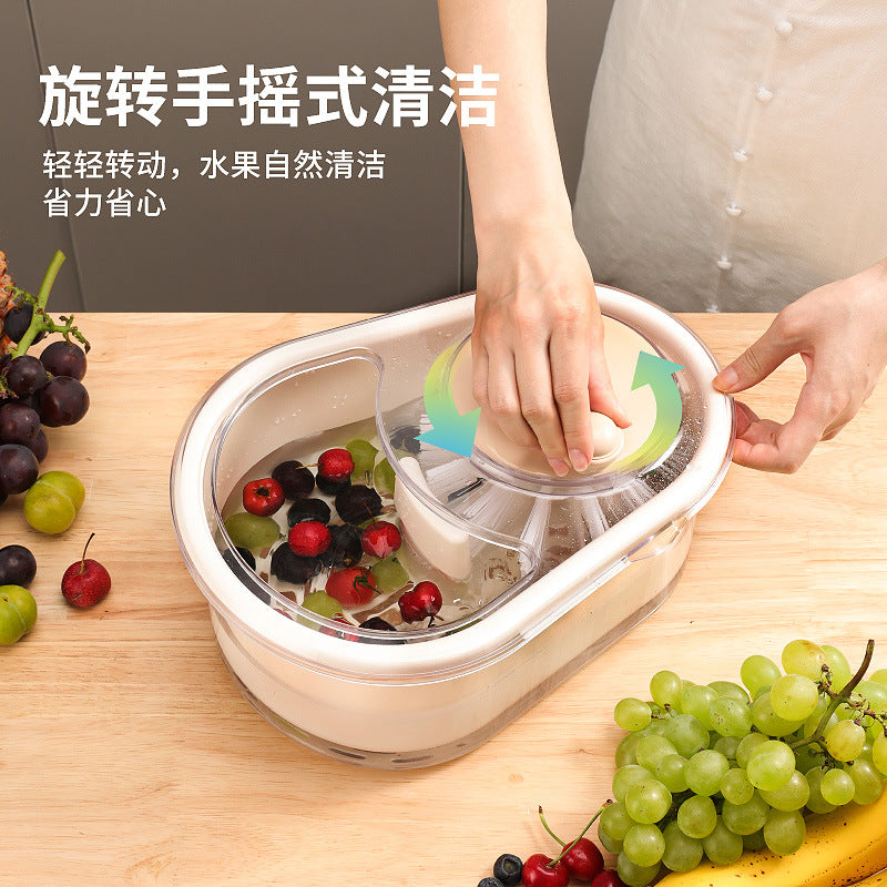 Vegetable & Fruit Washing Basket – Drain & Clean
