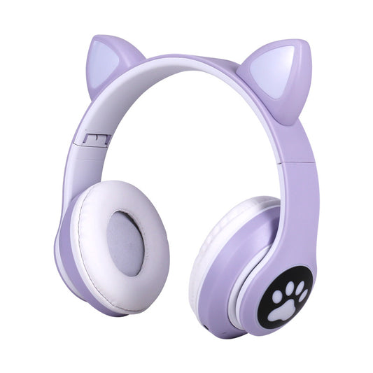 Cat Ear Bluetooth Headset – Wireless with Flashing Lights