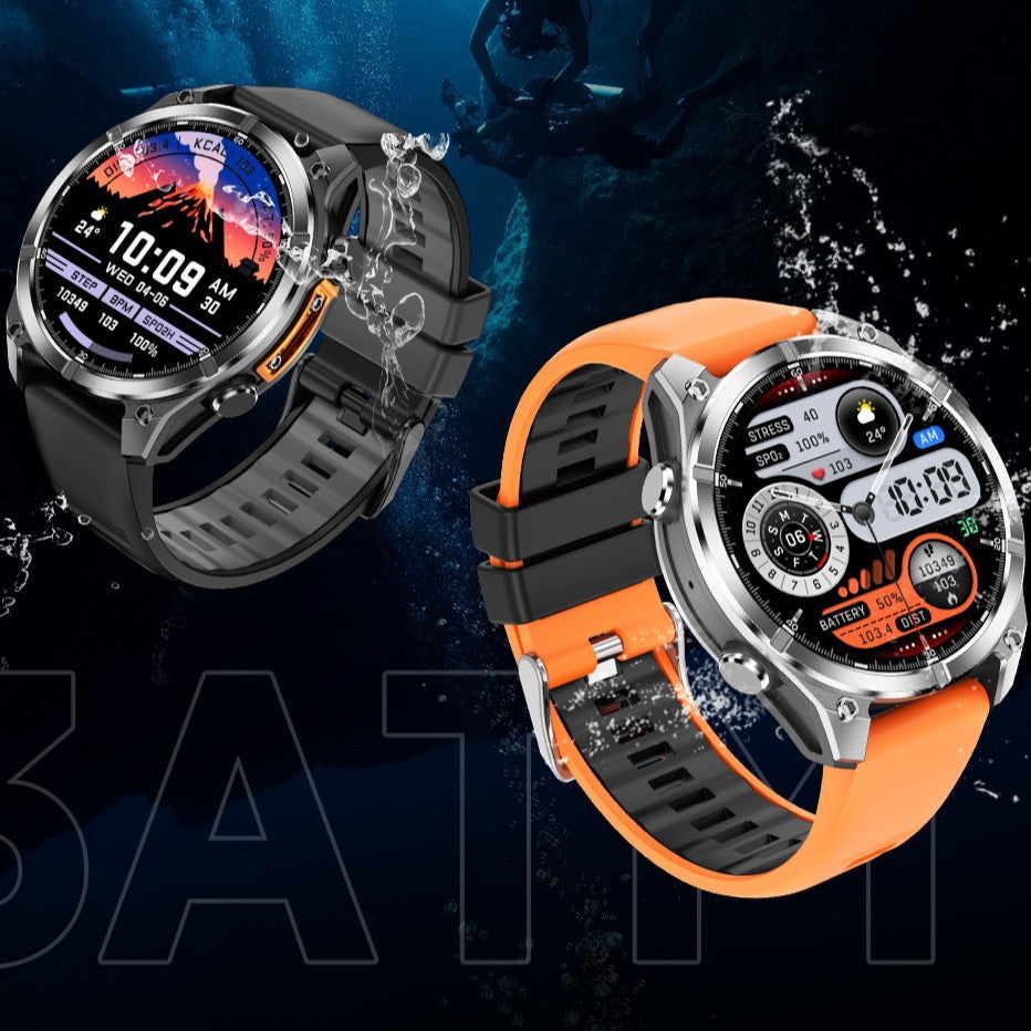 HD300 Waterproof Smartwatch – 30M Diving, AMOLED