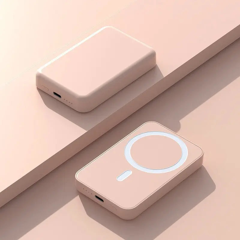 3c Certified Magnetic Absorber Wireless Power Bank Super Fast Charging Back Clip Mobile Power Prime Mart