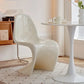 Designer Plastic Dining Chairs Space Saving Ergonomic Apartment Makeup Chair White Fashion Meubles De Salon Interior Furniture OBA