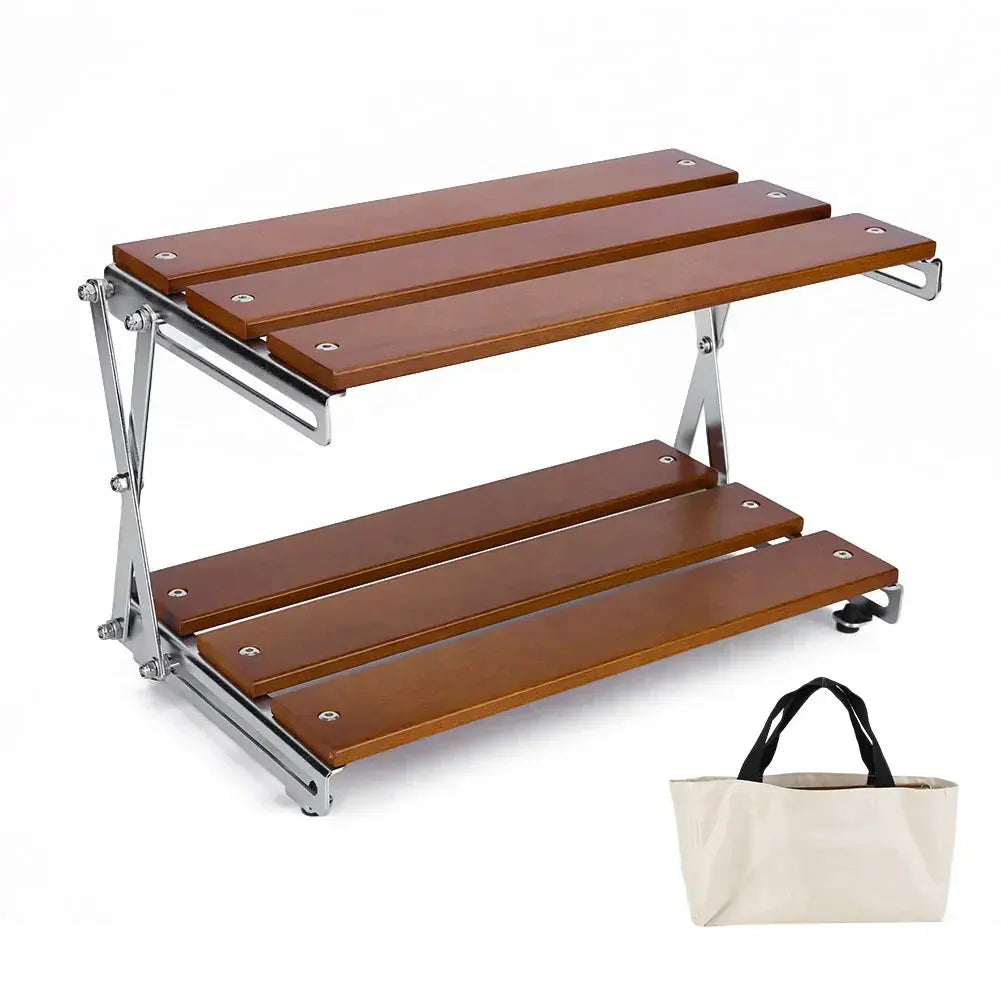 Exquisite Multifunctional Folding Camping Rack OBA