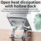 Laptop Stand Adjustable Aluminum Up to 17 Inch Laptop Portable Cooling OBA
