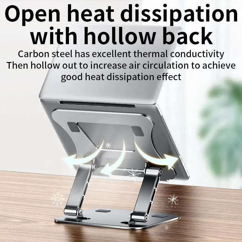 Laptop Stand Adjustable Aluminum Up to 17 Inch Laptop Portable Cooling OBA