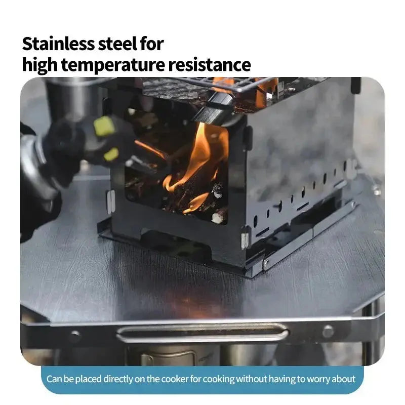 Outdoor Folding Steel Table Tactical Use Silver OBA