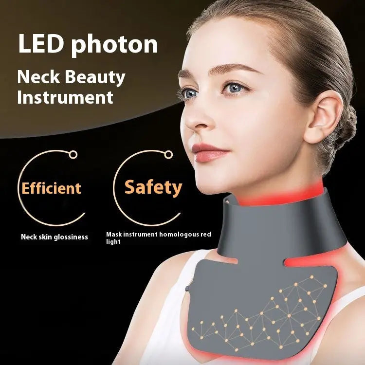 Neck Beauty Instrument Fade Neck Pattern Infrared Light Neck Massager Beauty Prime Mart