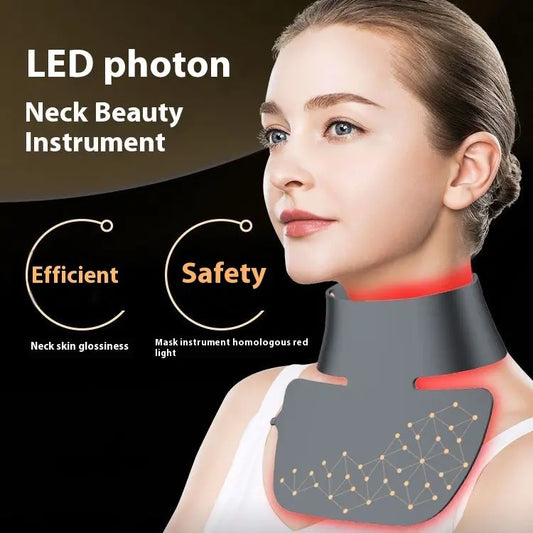 Neck Beauty Instrument Fade Neck Pattern Infrared Light Neck Massager Beauty Prime Mart