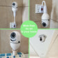Prime Mart WiFi Bulb Camera 1080P – E27 Smart 5G Security Monitor with 4X Zoom & Alarm Beie