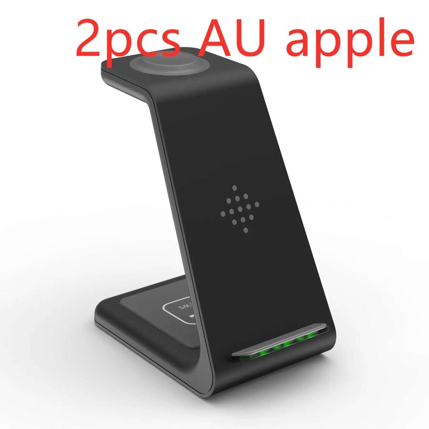 Prime Mart 3-in-1 Fast Charging Station – Wireless Quick Charge Dock & Phone Stand Prime Mart