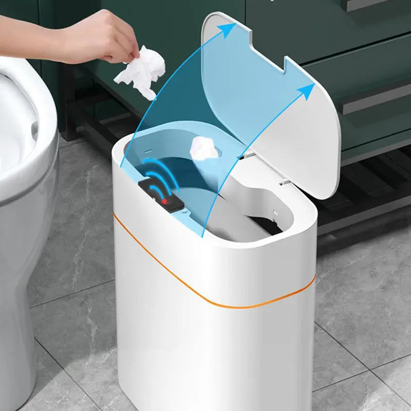 Smart Trash Can – Automatic Sensor Dustbin with Lid Prime Mart