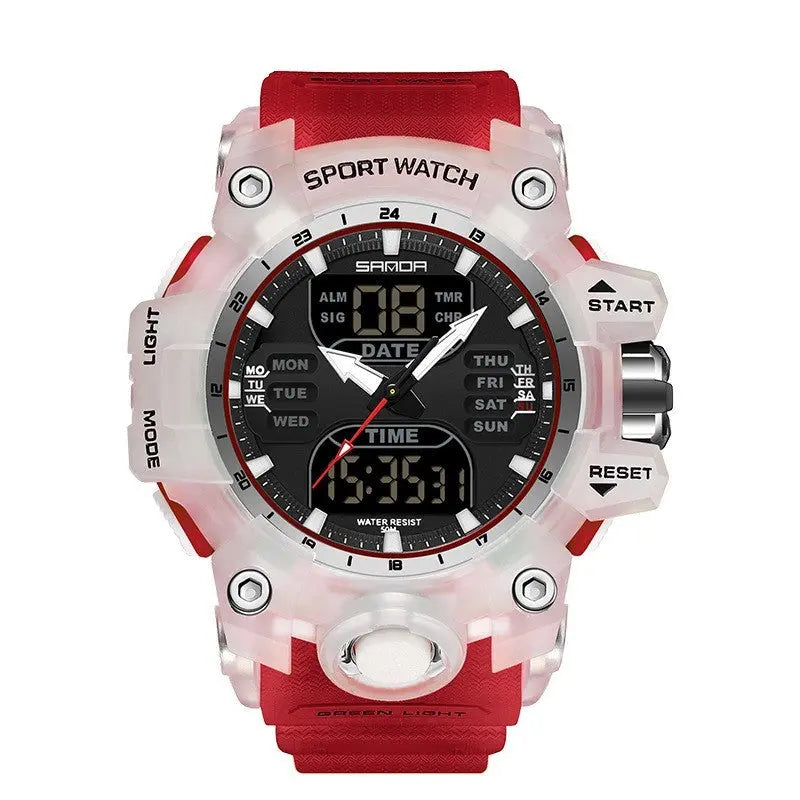 Sanda Green Light Alarm Clock – Waterproof & Shockproof Prime Mart