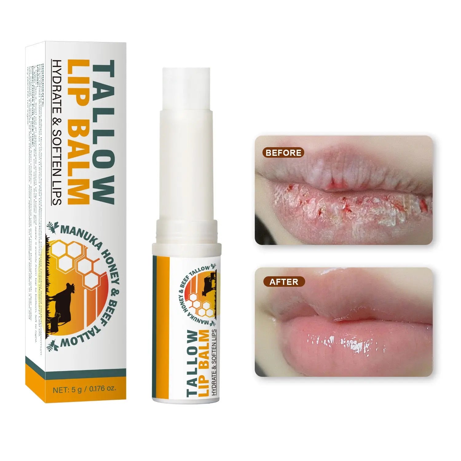 Tallow Lip Balm Beauty Tools Prime Mart