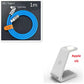 Prime Mart 3-in-1 Fast Charging Station – Wireless Quick Charge Dock & Phone Stand Prime Mart