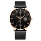 New Simple Fashion Men's Vacuum Plating Mesh Strap Quartz Watch Prime Mart