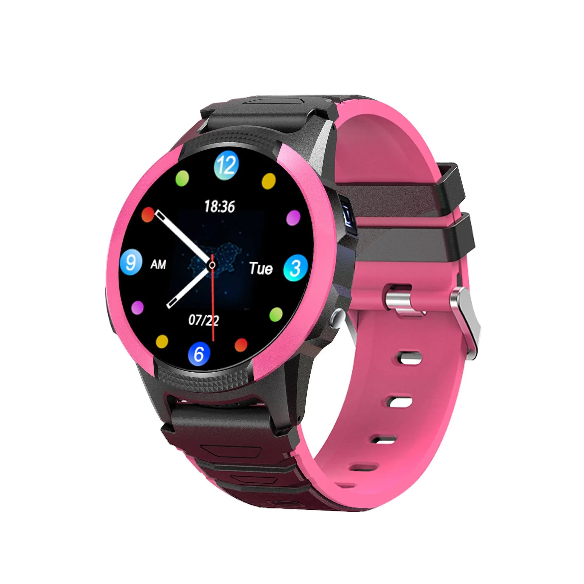 Student Smart Round Card Phone Positioning Watch Beie