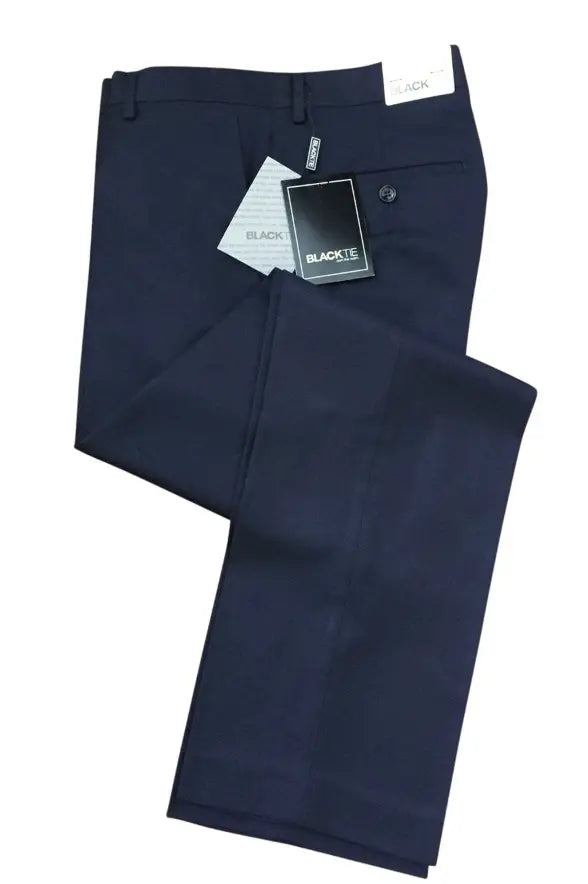 "Bradley" Midnight Navy Luxury Wool Blend Suit Pants Tux-USA