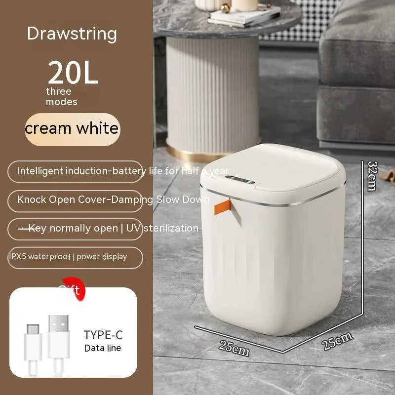 Smart Trash Can – Automatic Sensor Dustbin with Lid Prime Mart