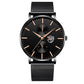 New Simple Fashion Men's Vacuum Plating Mesh Strap Quartz Watch Prime Mart