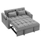 55.5” Foldable Velvet Sofa Bed – Modern Pull-Out, Adjustable in 3 Lengths