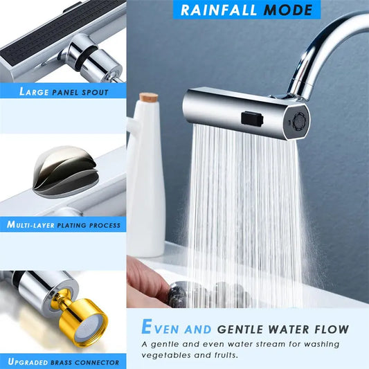Multifunctional Kitchen Faucet Nozzle & Water Bubbler – Prime Mart Prime Mart