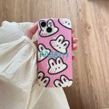 Lovely Graffiti Liquid Silicone Phone Case Prime Mart