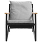 5-Piece Balcony Furniture Set – Black Steel with Cushions Prime Mart