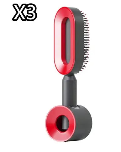 Self-Cleaning Hair Brush & Scalp Comb – Prime Mart Prime Mart