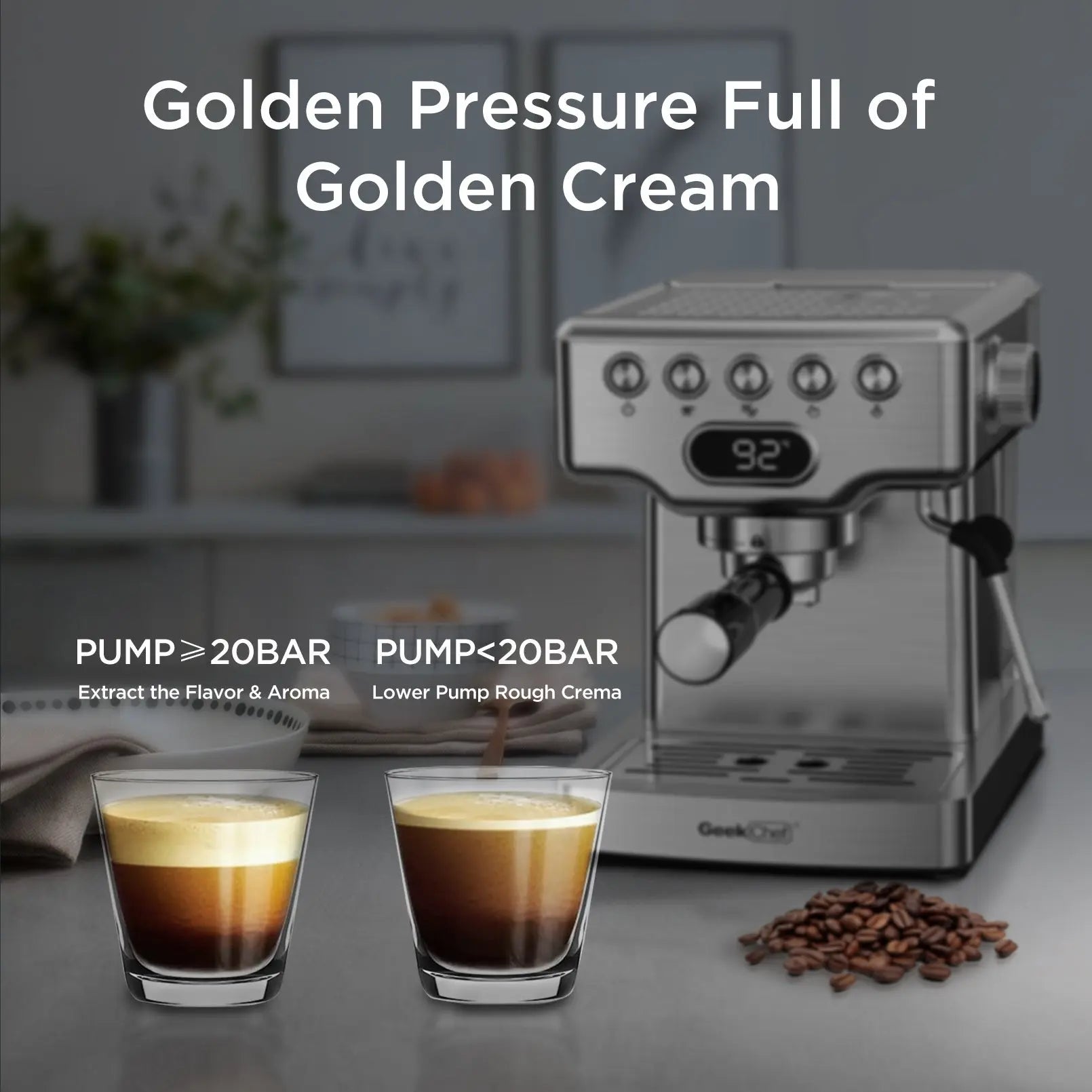Espresso Machine with Milk Frother – Prime Mart Prime Mart