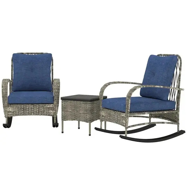 Rattan Chaise Lounge Chair, Wicker Patio Furniture Set Prime Mart