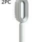 Self-Cleaning Hair Brush & Scalp Comb – Prime Mart Prime Mart