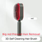 Self-Cleaning Hair Brush & Scalp Comb – Prime Mart Prime Mart