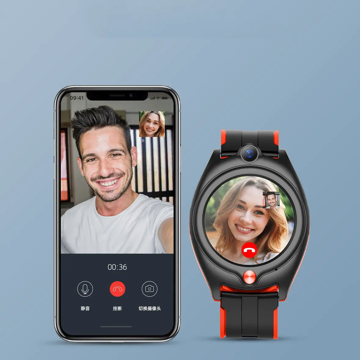I9L Children's Phone Watch 4G Full Network Heart Rate Prime Mart