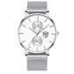 New Simple Fashion Men's Vacuum Plating Mesh Strap Quartz Watch Prime Mart