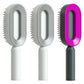 Self-Cleaning Hair Brush & Scalp Comb – Prime Mart Prime Mart