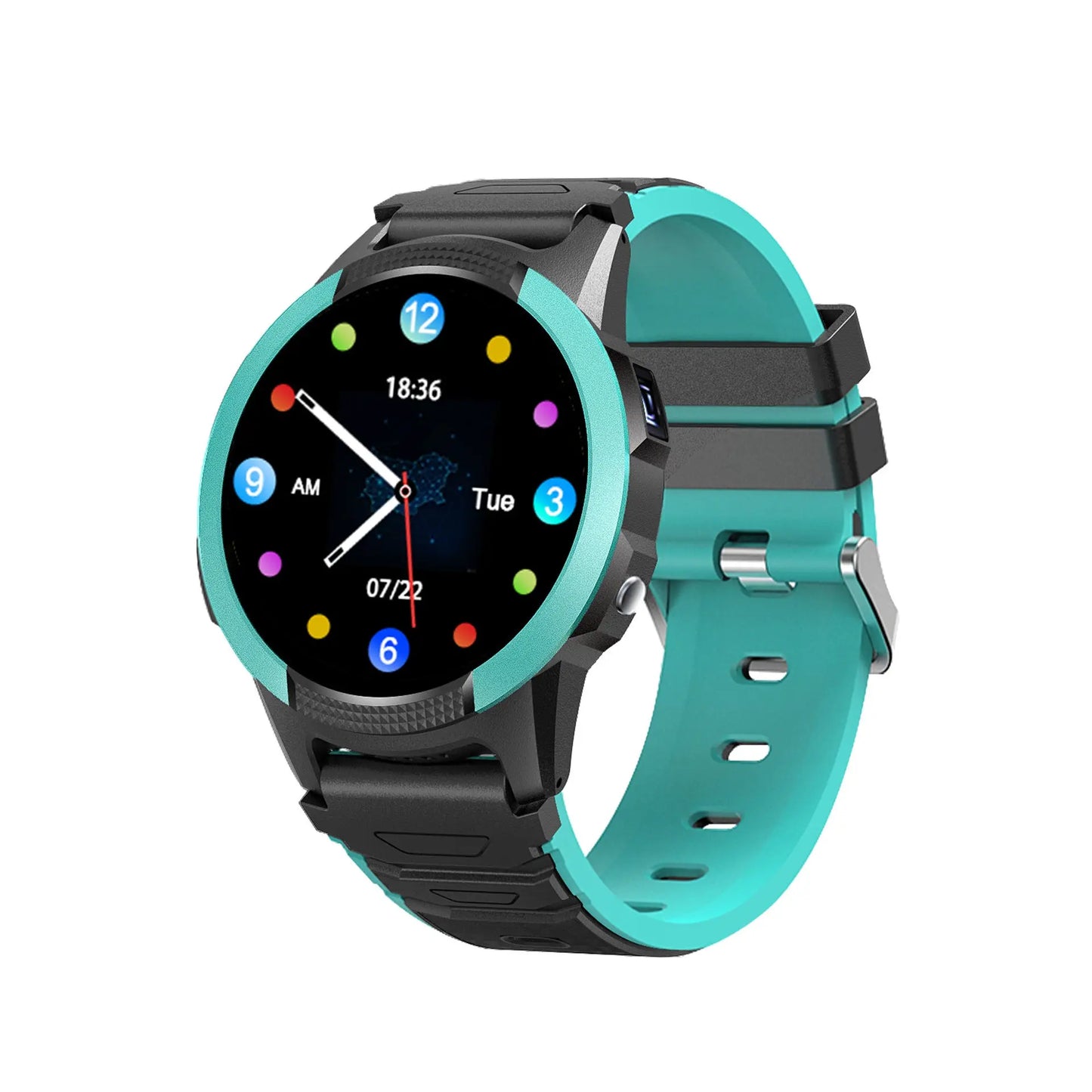 Student Smart Round Card Phone Positioning Watch Beie