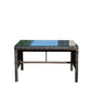 Outdoor Patio Coffee Table – Clear Tempered Glass Table Prime Mart