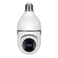 Prime Mart WiFi Bulb Camera 1080P – E27 Smart 5G Security Monitor with 4X Zoom & Alarm Beie
