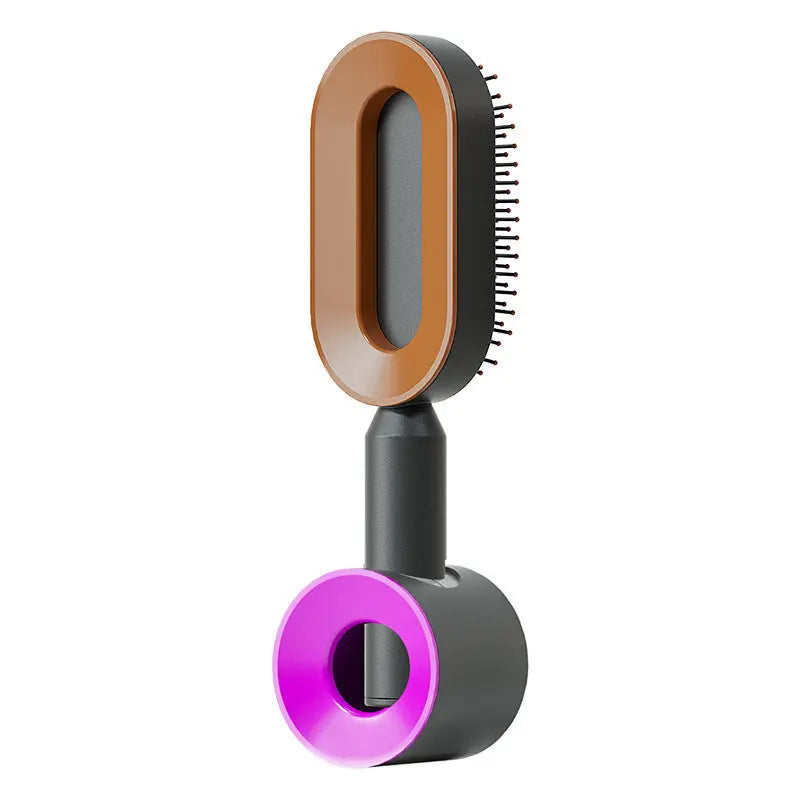 Self-Cleaning Hair Brush & Scalp Comb – Prime Mart Prime Mart