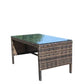 Outdoor Patio Coffee Table – Clear Tempered Glass Table Prime Mart