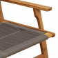 Grey Acacia Wood Garden Furniture – 78 x 122 x 73 cm Prime Mart