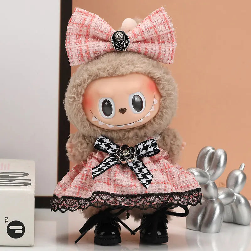 Labubu French Tweed Outfit Labubu