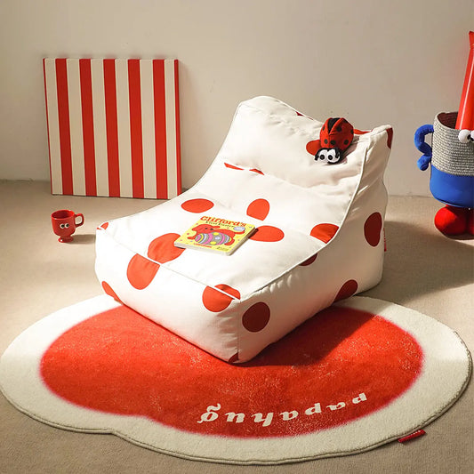 Polka Dot Lady Bug Bean Bag Chair PAPAHUG