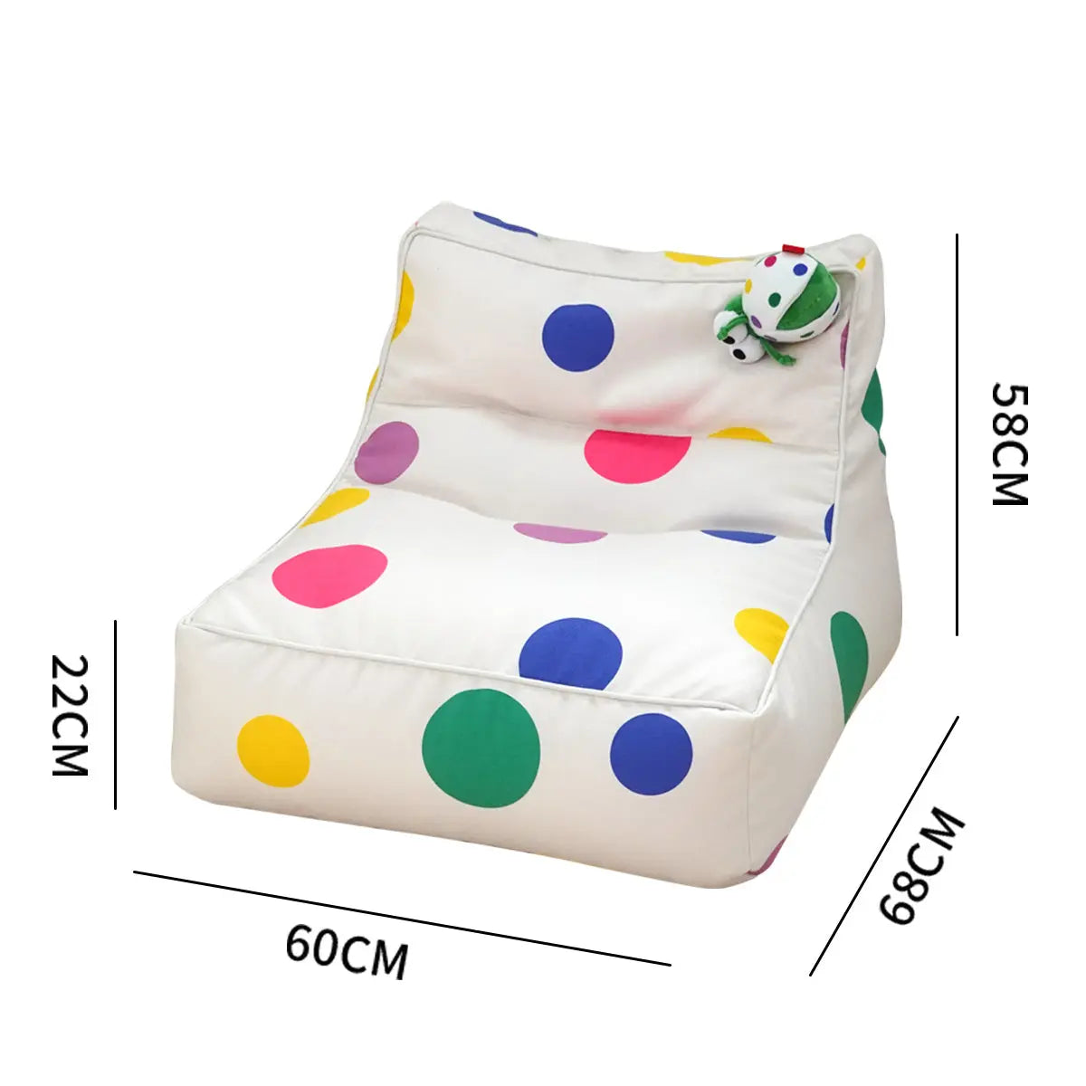 Polka Dot Lady Bug Bean Bag Chair PAPAHUG